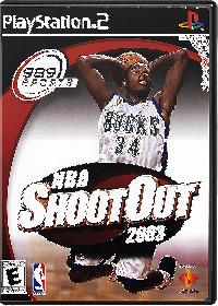 NBA Shootout 2003 Playstation 2 US box art